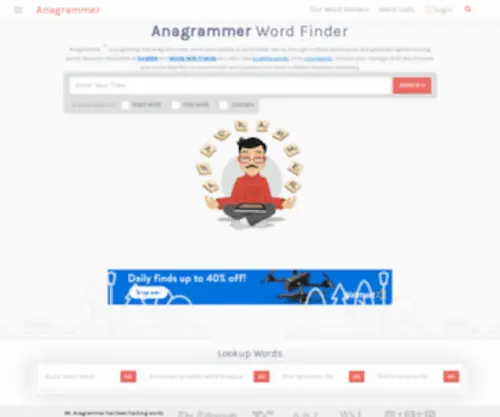 Anagrammer.com(Scrabble Word Finder) Screenshot