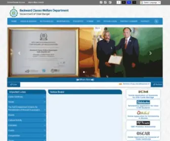 Anagrasarkalyan.gov.in(Backward Classes Welfare Department) Screenshot