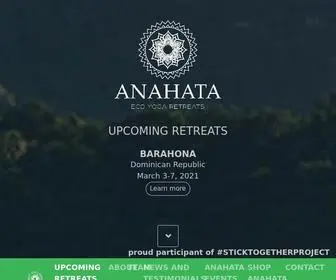 Anahataecoyogaretreats.com(Anahata Eco Yoga Retreats) Screenshot