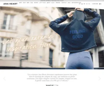 Anaheart.fr(Boutique Yoga) Screenshot