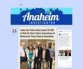 Anaheiminvestigator.com(Anaheiminvestigator) Screenshot