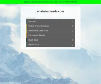 Anaheimmazda.com(真面目な出会い) Screenshot