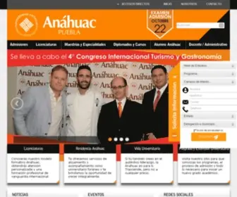 AnahuacPuebla.org(Anáhuac) Screenshot