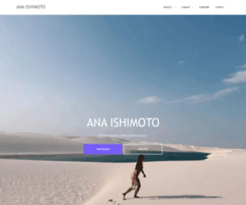 Anaishimoto.com(O SITE) Screenshot