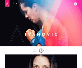 Anaivanovic.com(Ana Ivanovic) Screenshot