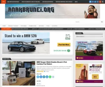 Anakbrunei.org(Social Media for the connected Bruneian) Screenshot