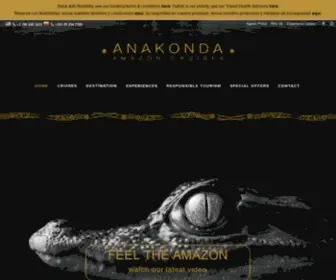 Anakondaamazoncruises.com(Anakonda Amazon Cruises) Screenshot