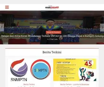 Anakuntad.com(Media Bersama Mahasiswa & Alumni Untad) Screenshot