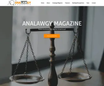 Analawgymagazine.com(Analawgy Magazine) Screenshot