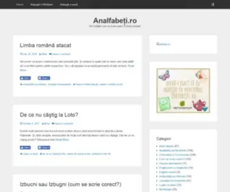 Analfabeti.ro(Analfabeţi.ro) Screenshot