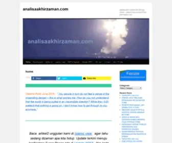 Analisaakhirzaman.com(Islamic views on End Times and Nuclear war) Screenshot