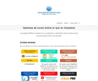 Analisisdecursos.com(Análisis de Cursos Online) Screenshot