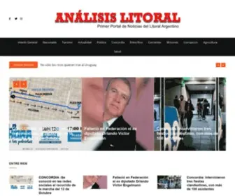 Analisislitoral.com.ar(Análisis Litoral) Screenshot