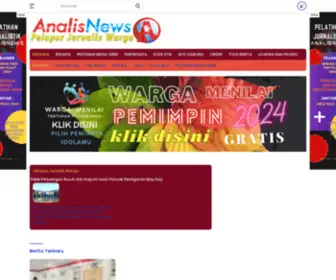 Analisnews.co.id(Pelopor Jurnalis Warga) Screenshot