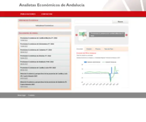 Analistaseconomicos.com(Analistas Económicos de Andalucía) Screenshot