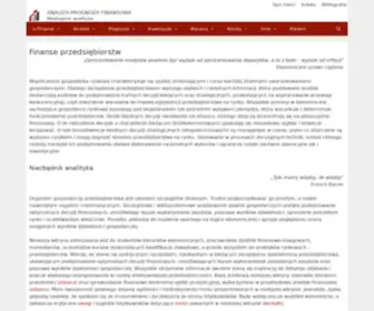 Analizy-Prognozy.pl(ANALIZA-PROGNOZA FINANSOWA) Screenshot