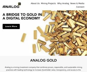 Analogau.com(Analog Gold) Screenshot