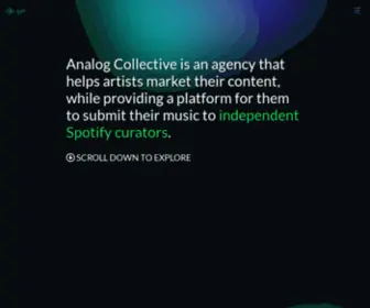 Analogcollective.com(Analog Collective) Screenshot