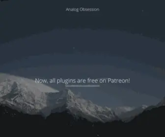 Analogobsession.com(All plugins are free on Patreon) Screenshot