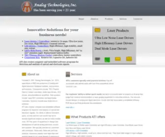 Analogti.com(Analog technologies) Screenshot