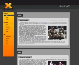 Analogx.com(Current news) Screenshot