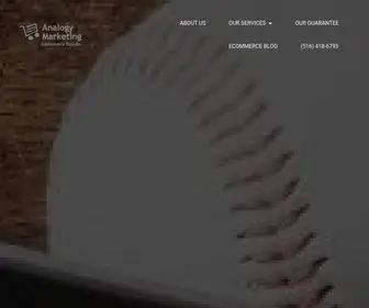 Analogymarketing.com(Front Page) Screenshot