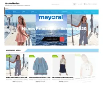 Analutiendaderopa.es(Ropa para niños y niñas online) Screenshot