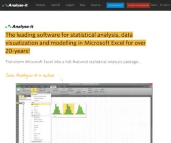 Analyse-IT.com(#1 statistical analysis add) Screenshot