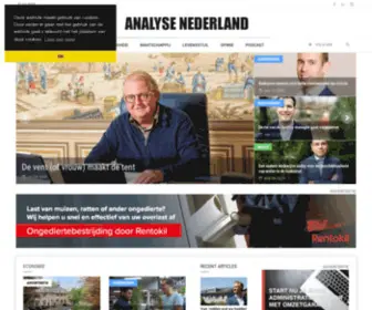 Analysenederland.nl(Analyse Nederland) Screenshot