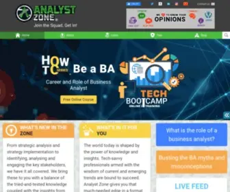 Analyst-Zone.com(Platform for New) Screenshot