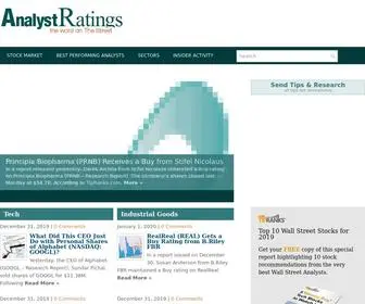 Analystratings.com(Analyst Ratings) Screenshot