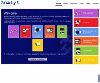 Analyt.co.uk(We help businesses develop & optimise their digital strategy) Screenshot