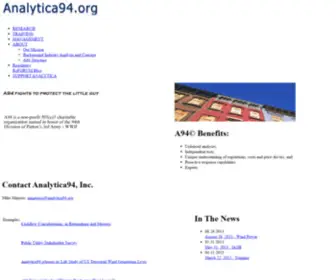 Analytica94.org(U.S) Screenshot