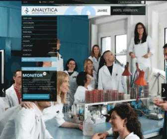 Analytica.ch(Das medizinische Labor in Zürich) Screenshot