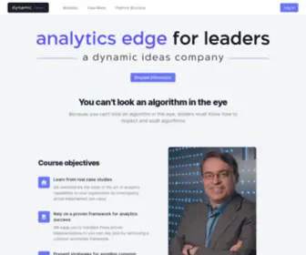 Analyticsedgeforleaders.com(Analytics Edge for Leaders) Screenshot