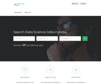 Analyticsindiajobs.com(Analytics India Jobs) Screenshot