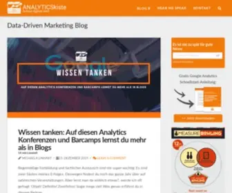 Analyticskiste.blog(Award Winning Google Analytics Blog) Screenshot