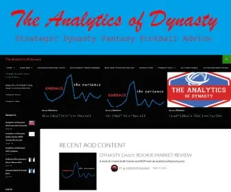 Analyticsofdynasty.com(The Analytics of Dynasty) Screenshot