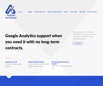 Analyticsondemand.com(Analytics On Demand) Screenshot