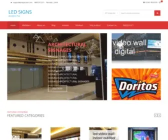 Analyticsten.com(Led signs) Screenshot