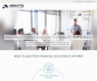 Analytixaccounting.com(Outsourcing Firm for Financial and Accounting Solutions) Screenshot