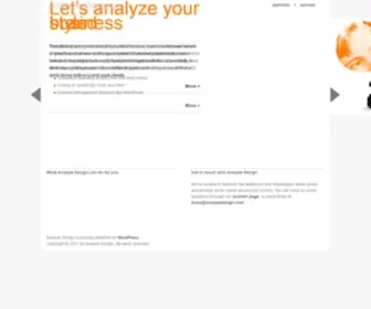 Analyzedesign.com(Analyze Design) Screenshot