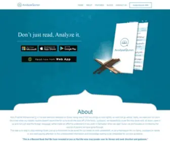 Analyzequran.com(AnalyzeQuran) Screenshot