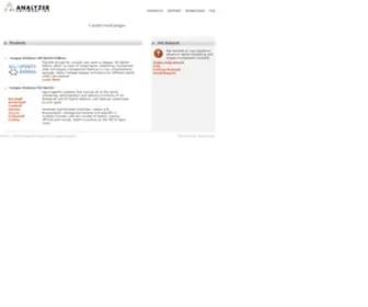 Analyzersoftware.com(Sports Software) Screenshot