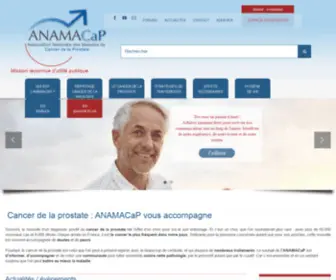 Anamacap.fr(Cancer de la prostate) Screenshot