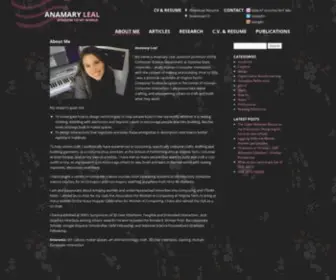 Anamary.net(Window to my World) Screenshot