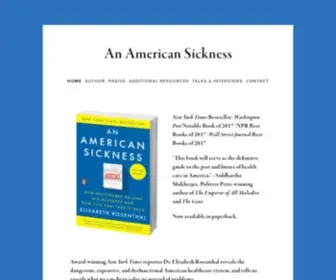 Anamericansickness.com(An American Sickness) Screenshot