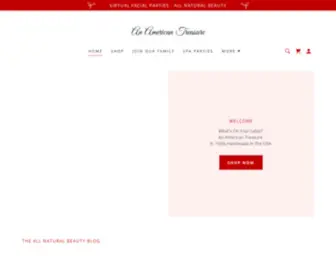 Anamericantreasure.com(An American Treasure All Natural Skincare) Screenshot