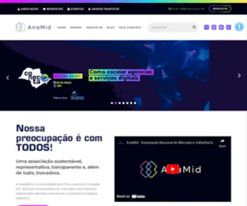 Anamid.com.br(Associação Nacional do Mercado e Indústria Digital) Screenshot