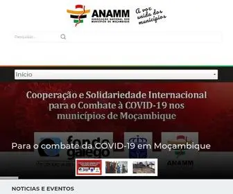 Anamm.org.mz(Início) Screenshot